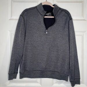 Paradise Collection Quarter Zip Dark Heathered Grey Size Medium
